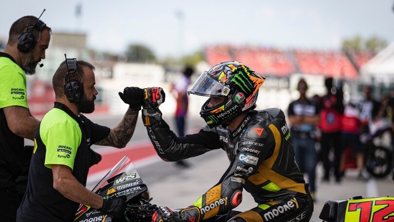 MotoGP, Bezzecchi: “Ho l'ignoranza giusta per lottare, ma vorrei aiutare Bagnaia”