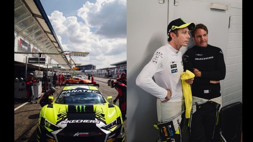 Valentino Rossi in azione a Hockenheim