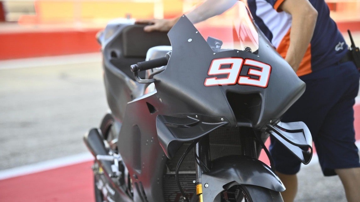 MotoGP Misano test: Marc Marquez gets his hands on the 2023 Honda