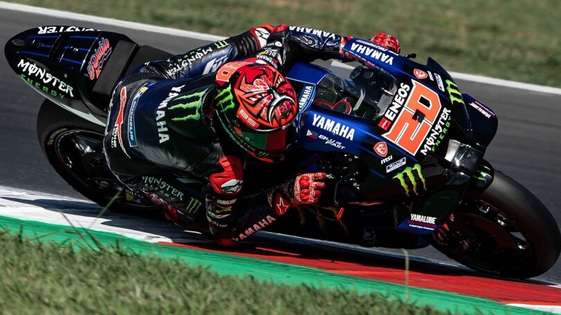 MotoGP Test Misano: Quartararo fa il diavolo a quattro a metà Day 2