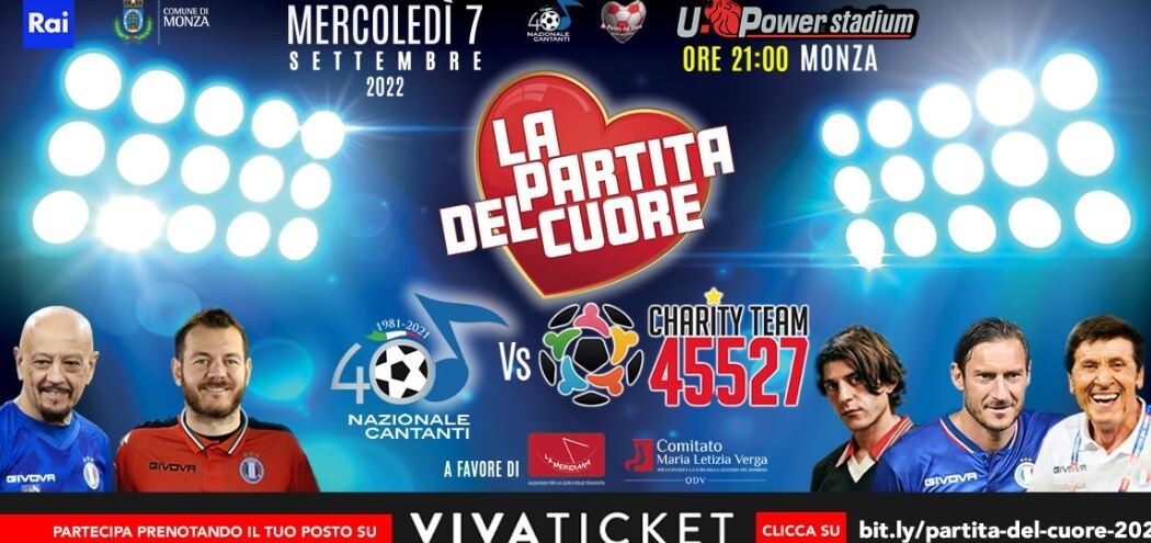 MotoGP e Formula 1 insieme nel calcio: Partita del Cuore a Monza