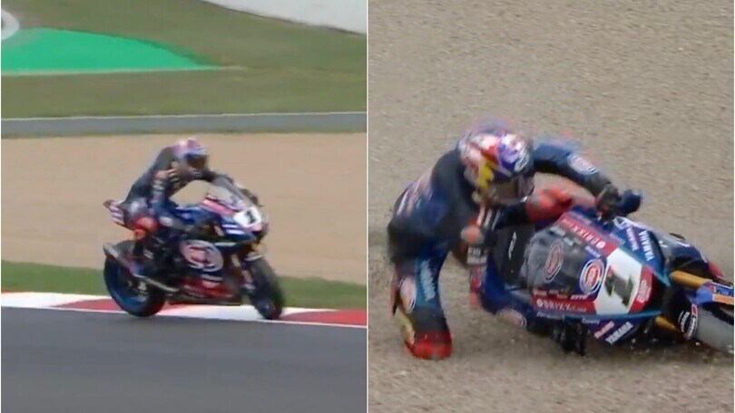 SBK Magny Cours: numero da circo di Razgatlioglu in Gara 1