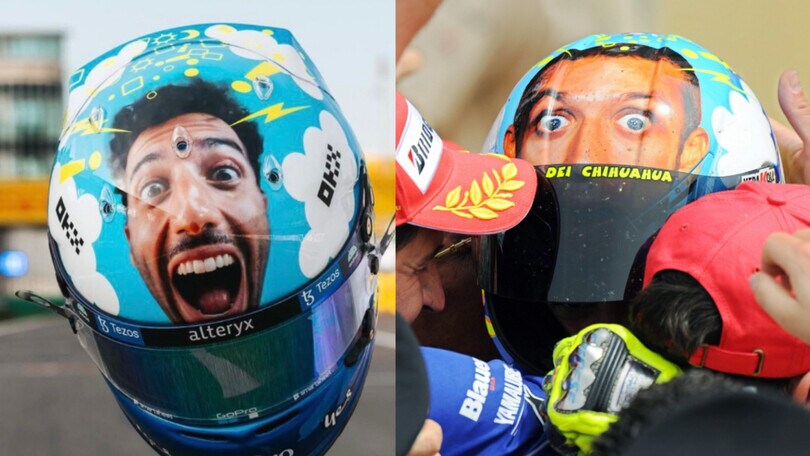 F1, Monza: Daniel Ricciardo omaggia Valentino Rossi