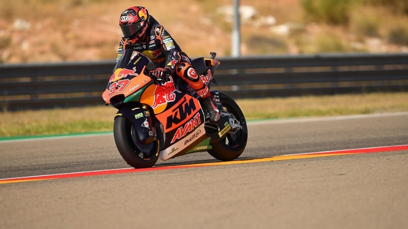 Moto2 Aragon: Fernandez comanda la FP1, Arbolino 7°