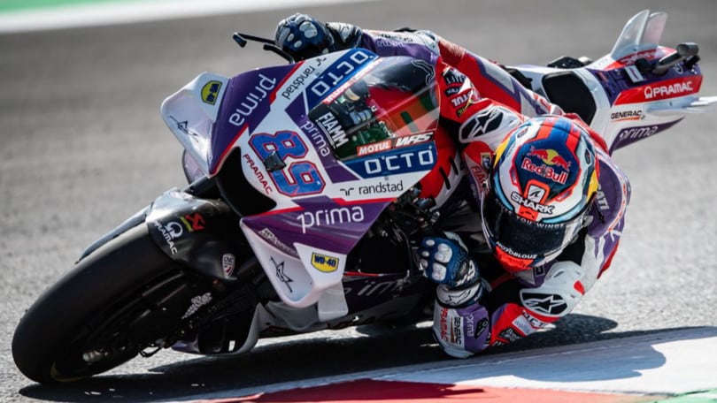 MotoGP Aragon: Jorge Martin torna in vetta nella FP2, quarto Bastianini