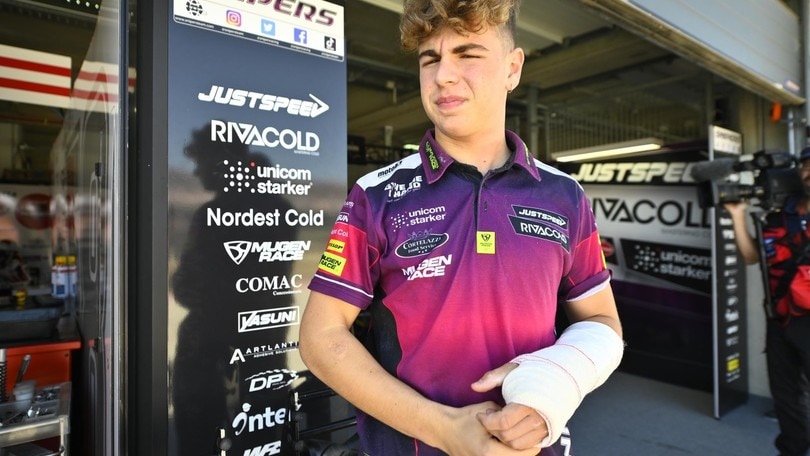 Moto3 Aragon, weekend terminato per Surra: frattura al radio