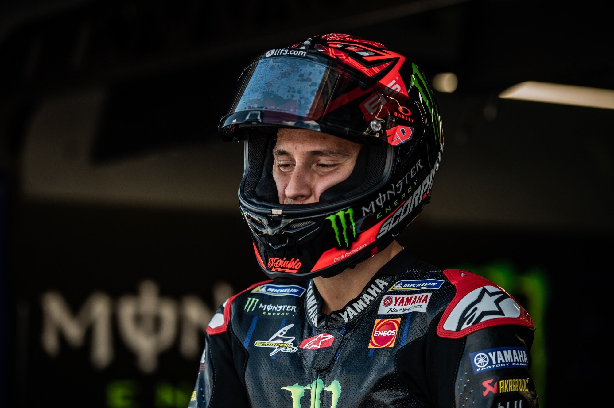 MotoGP Aragon, Quartararo: "A fine giro veloce avevo solo parolacce in testa"