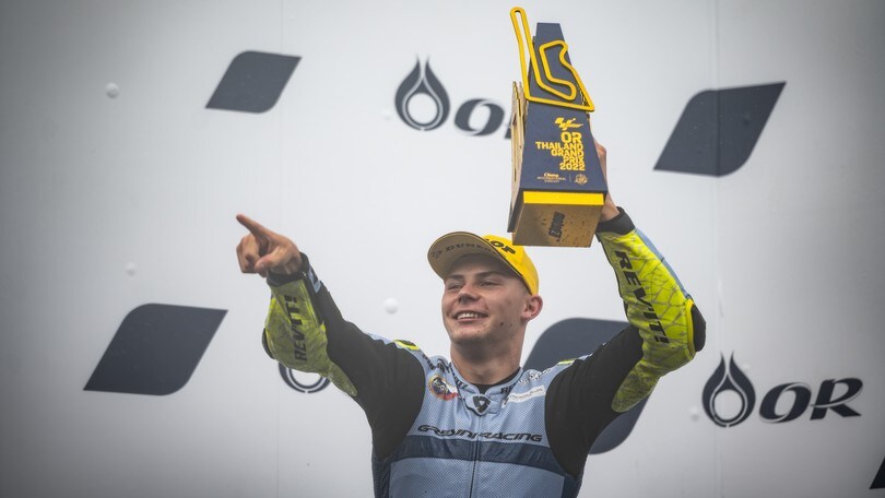 Moto2, Filip Salac 2° in Thailandia: “Questo podio è per Dupasquier”