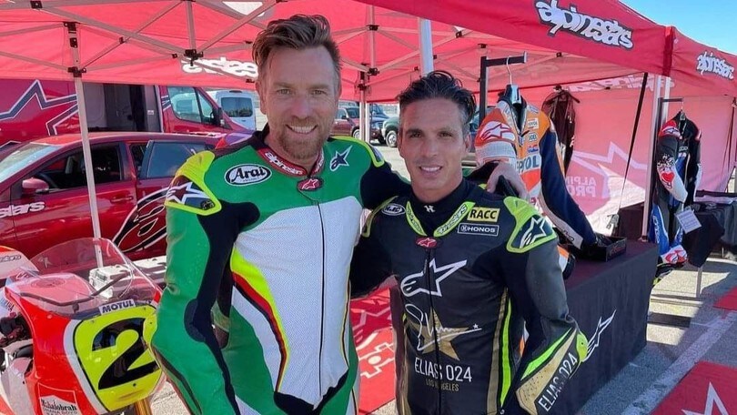 Dal grande schermo alla pista: Ewan McGregor in moto a Laguna Seca