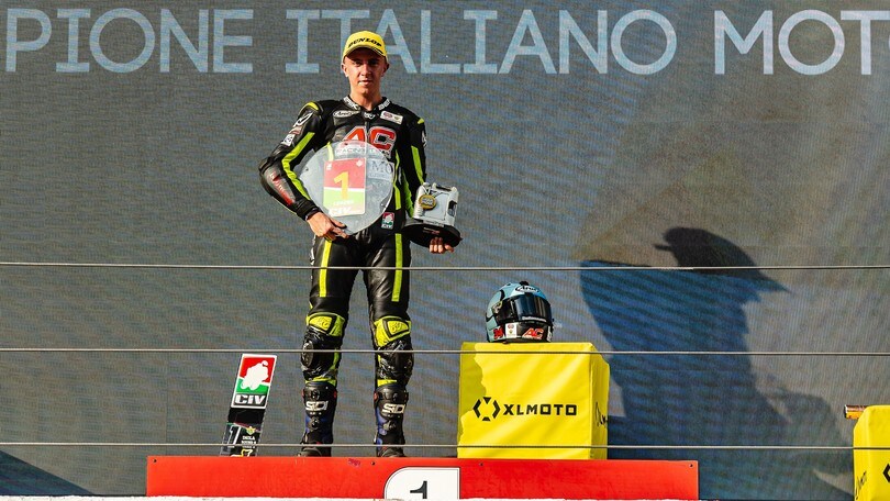 CIV Moto3, Tiezzi campione all'esordio: "Stagione fantastica, ora vorrei il Mondiale Junior"