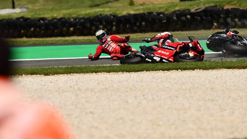 MotoGP, GP Australia: la sequenza dell'incidente Miller-Alex Marquez