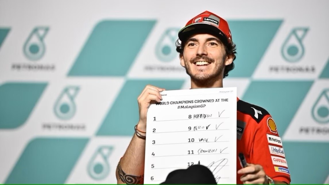 Malaysia MotoGP, Bagnaia: "I don’t feel pressure, I know it may go to Valencia”