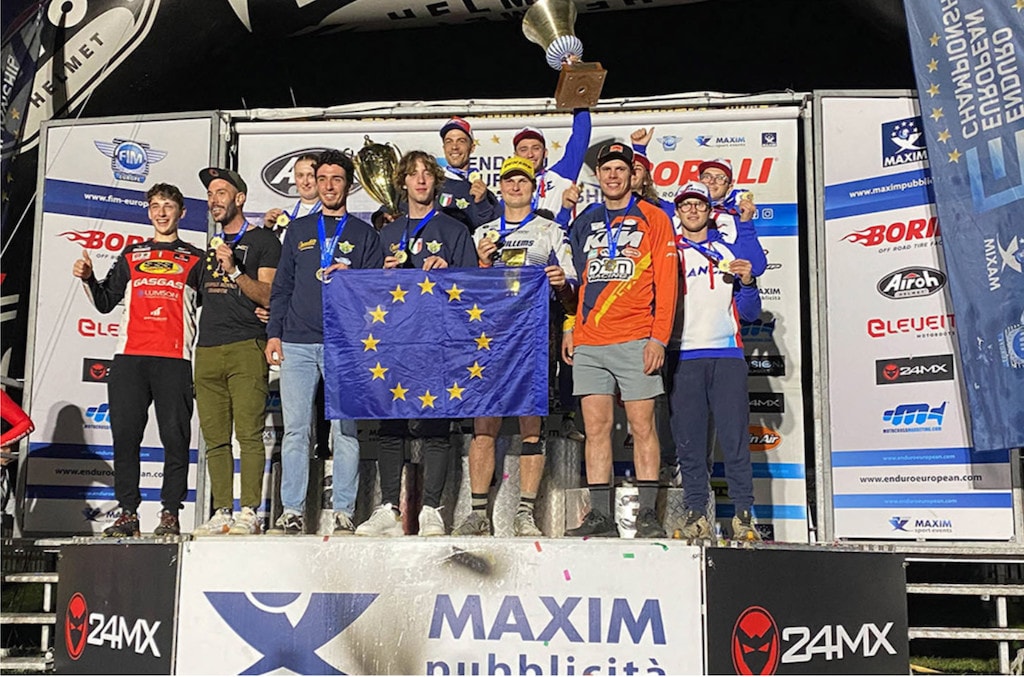 Europeo Enduro: dominio Italia con uno estrepitoso settebello