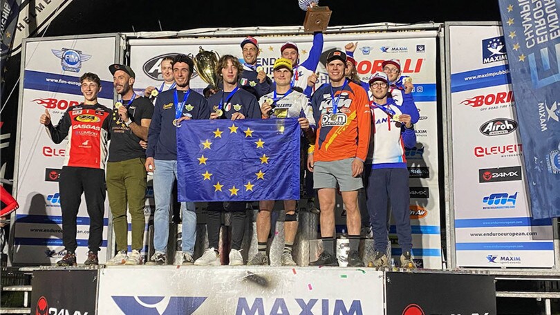 Europeo Enduro: dominio Italia con uno estrepitoso settebello