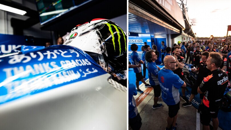 La MotoGP saluta la Suzuki: le immagini dell'addio di Valencia