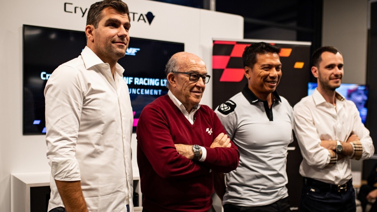CryptoDATA, RNF e Aprilia, partnership in MotoGP dal 2023