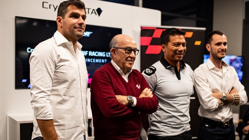 CryptoDATA, RNF e Aprilia, partnership in MotoGP dal 2023