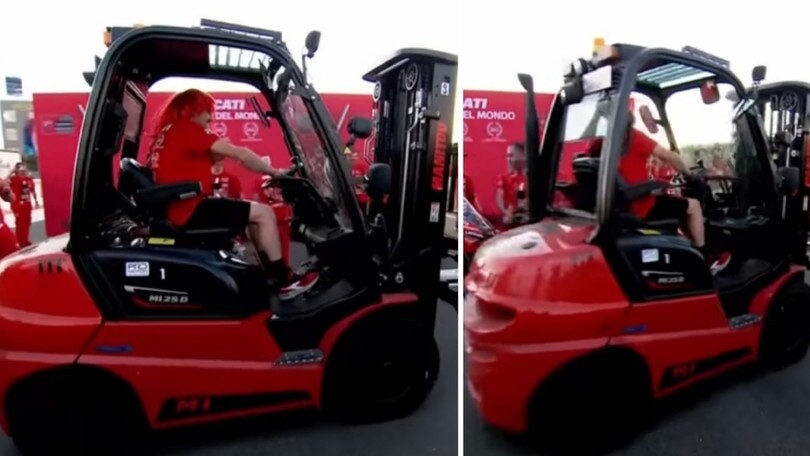 MotoGP Valencia, scatenato Miller: Jack entra in pista con un muletto!