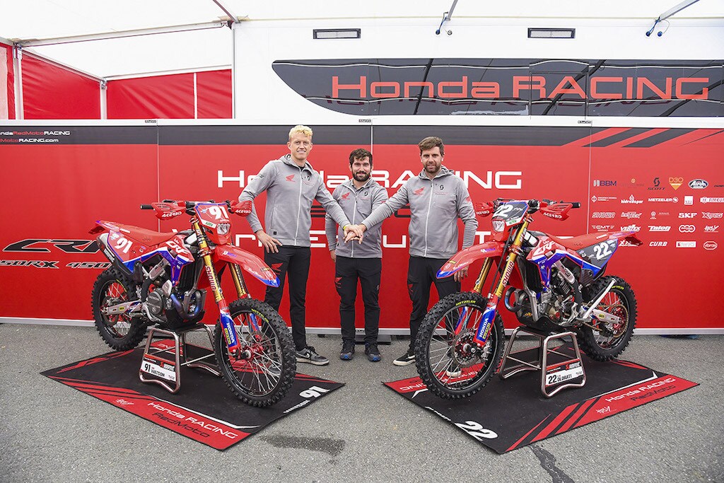 Honda Racing RedMoto World Enduro Team rinnova Watson e Oldrati per il 2023