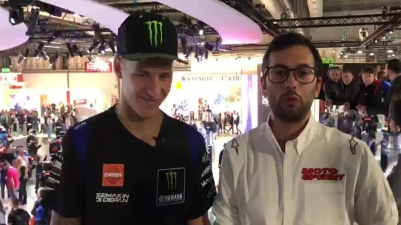 EICMA 2022, intervista a Fabio Quartararo