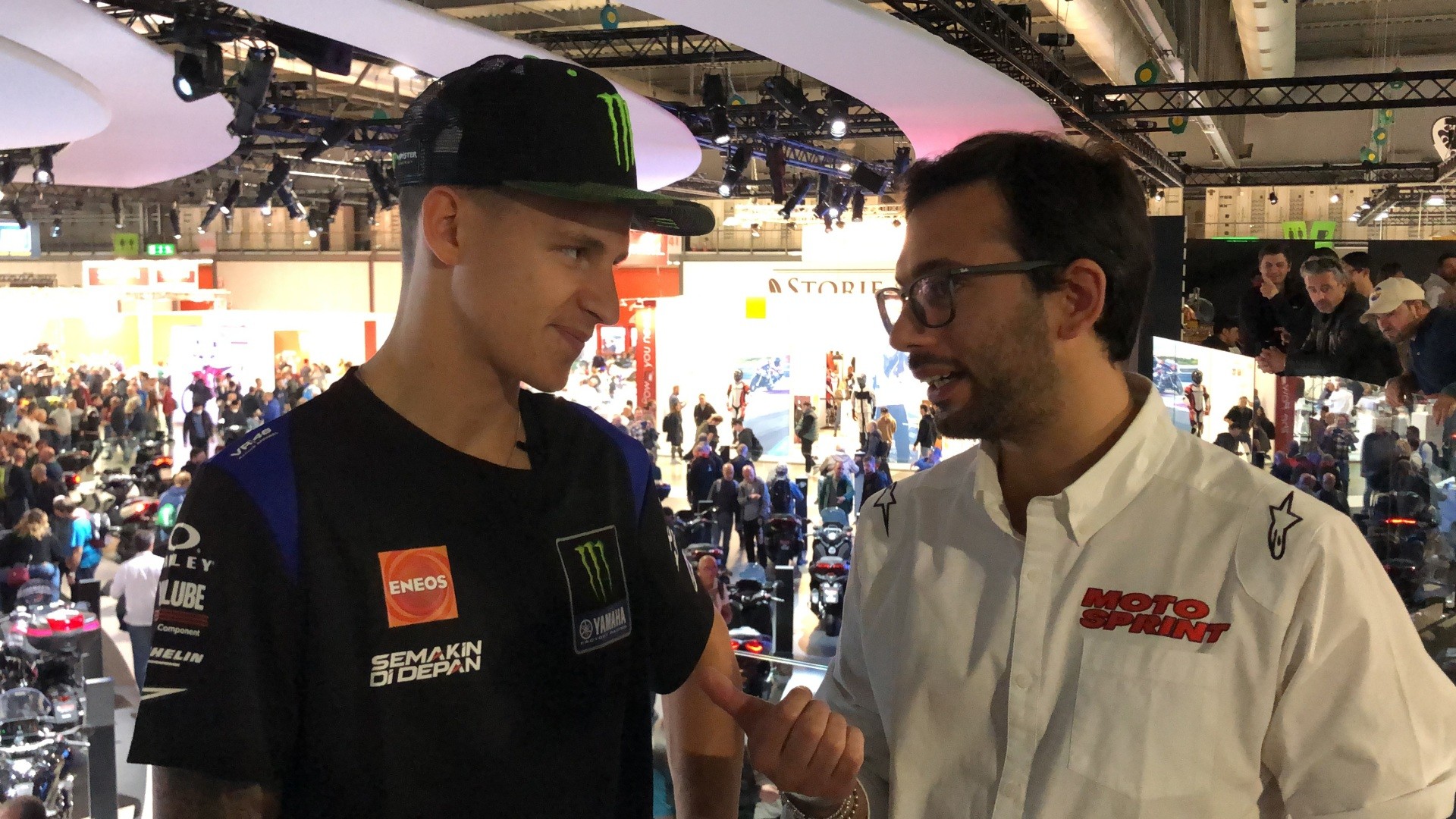 Eicma 2022, Quartararo: "Che moto vorrei da Yamaha? Una Superbike"