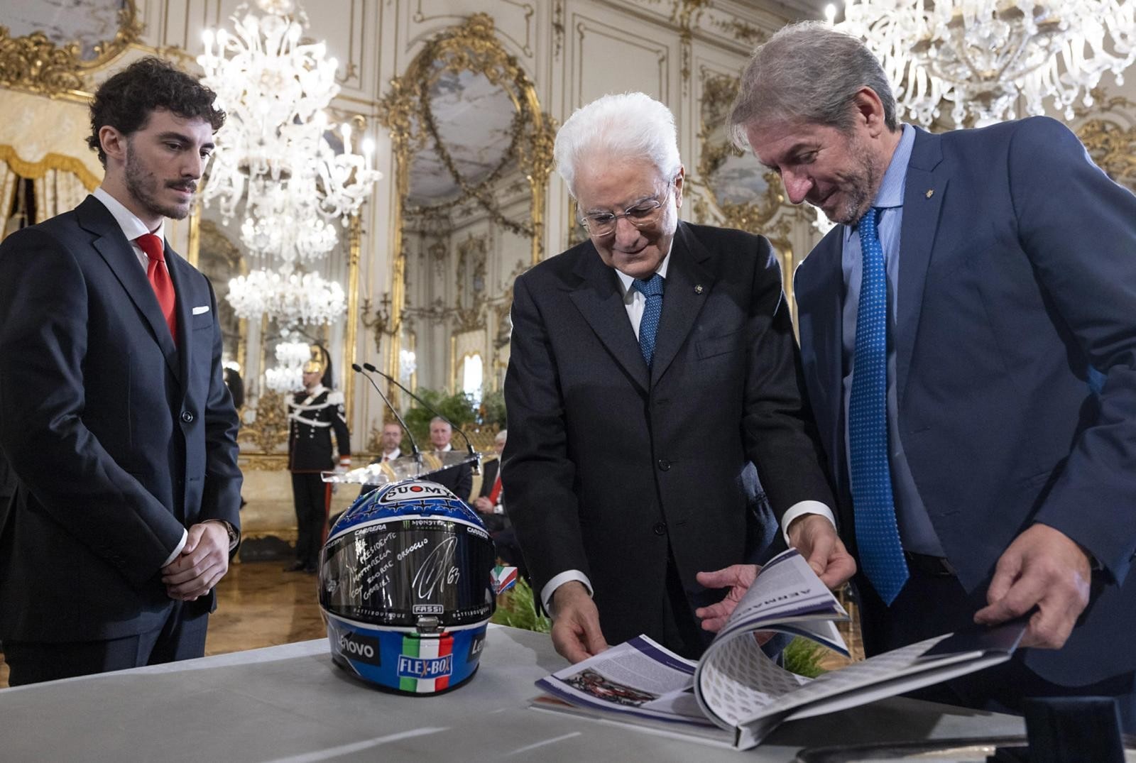 Bagnaia ricevuto da Mattarella, "La sua vittoria ha entusiasmato il paese"