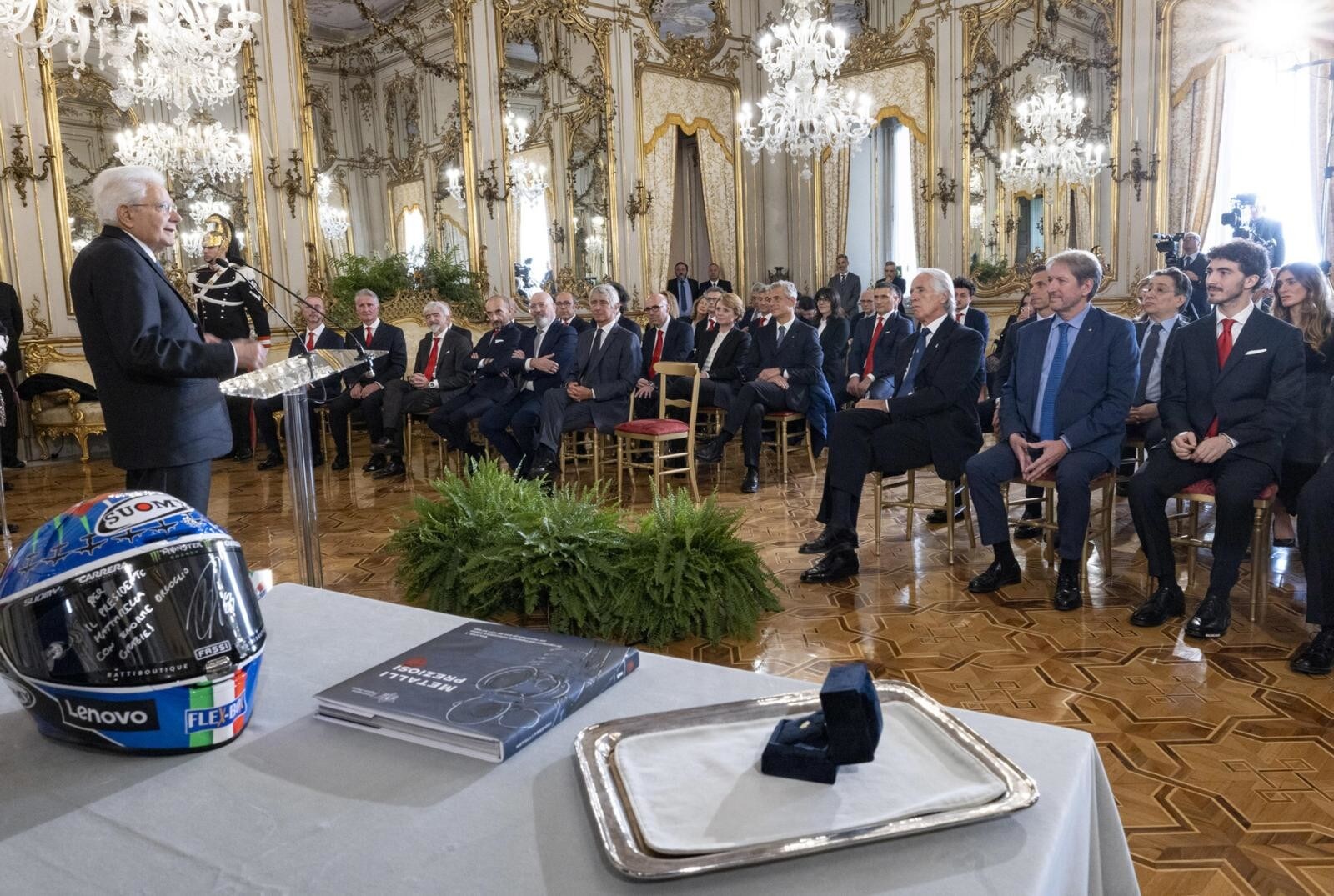 Bagnaia ricevuto da Mattarella, "La sua vittoria ha entusiasmato il paese"