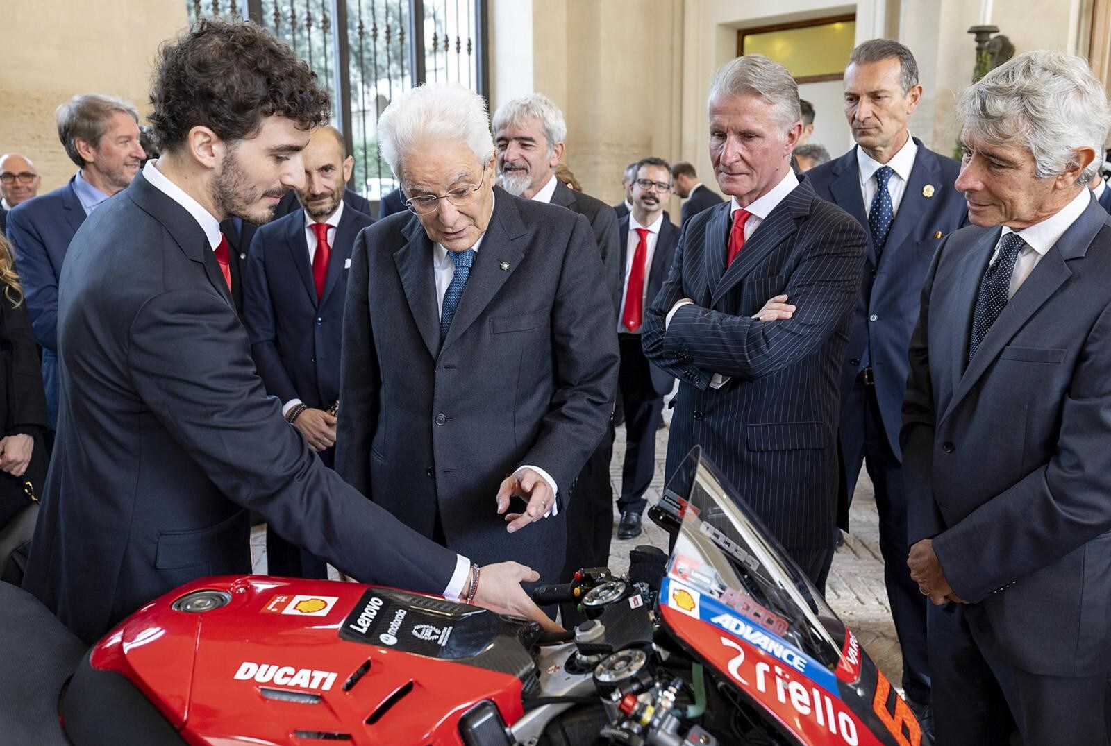 Bagnaia ricevuto da Mattarella, "La sua vittoria ha entusiasmato il paese"