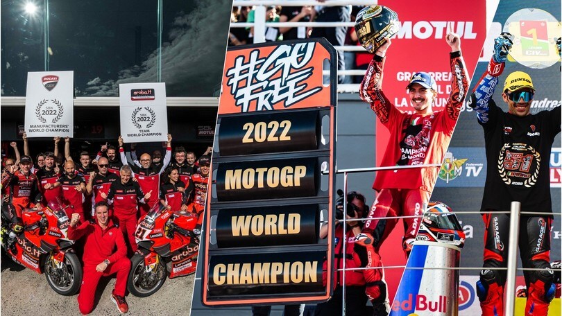 SBK, MotoGP e non solo: un 2022 Rosso da favola quello di Ducati