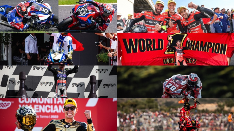 Dall’EWC alla MotoGP: i Campioni del Mondo 2022