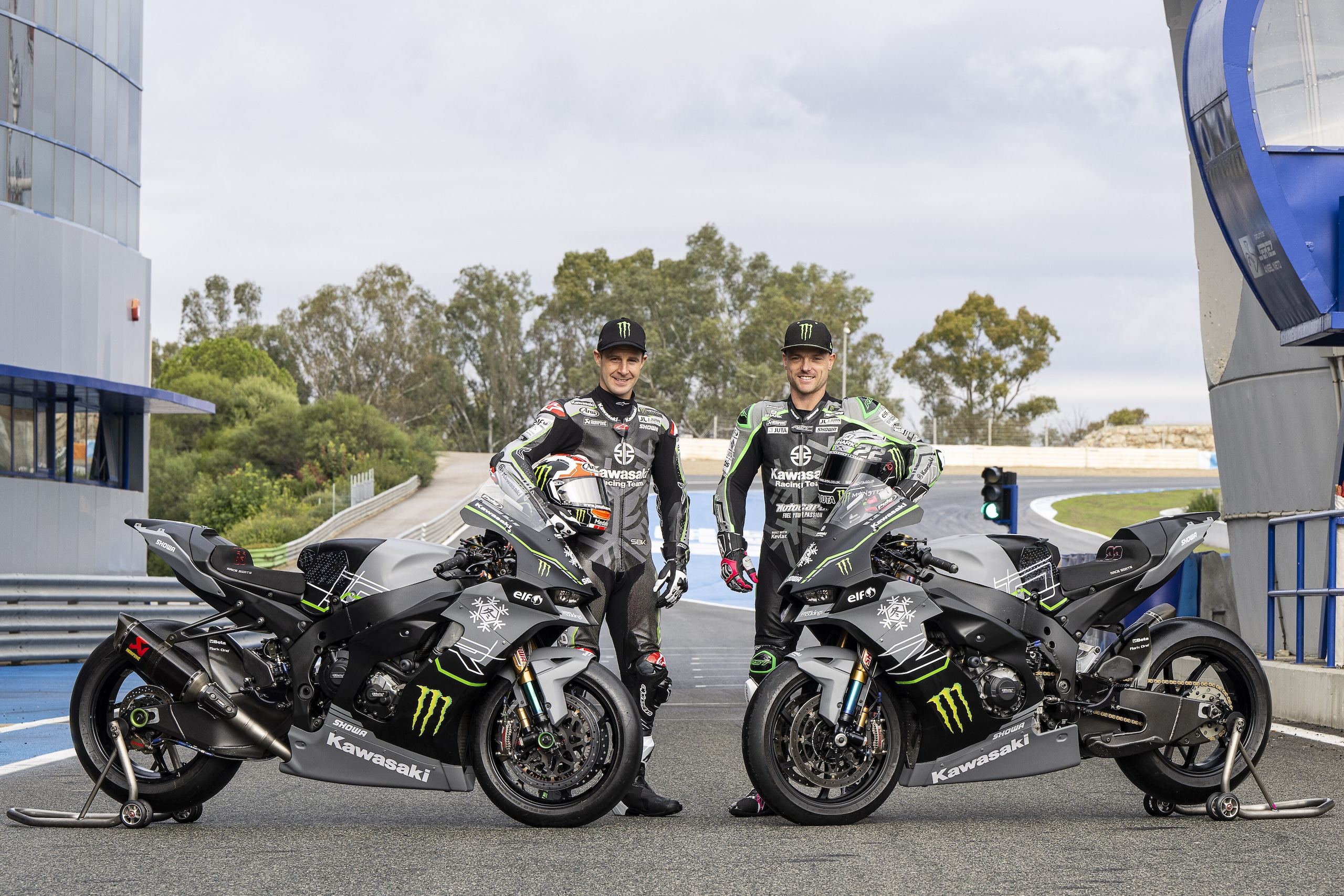 SBK: la livrea "Winter Test" delle Kawasaki di Rea e Lowes