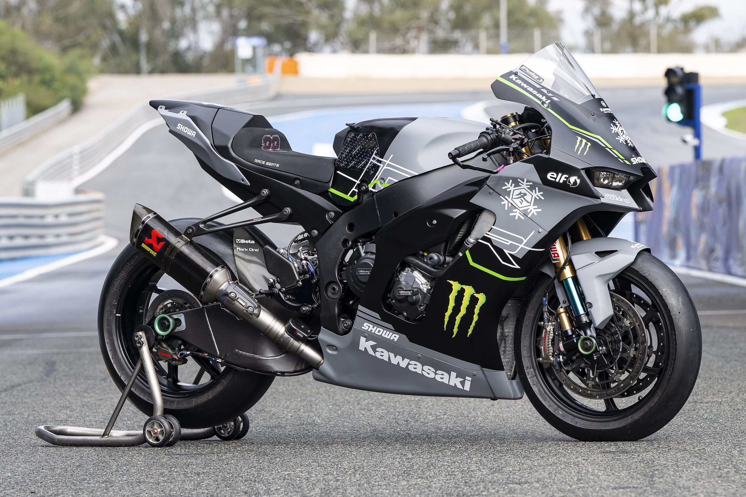 SBK: la livrea "Winter Test" delle Kawasaki di Rea e Lowes