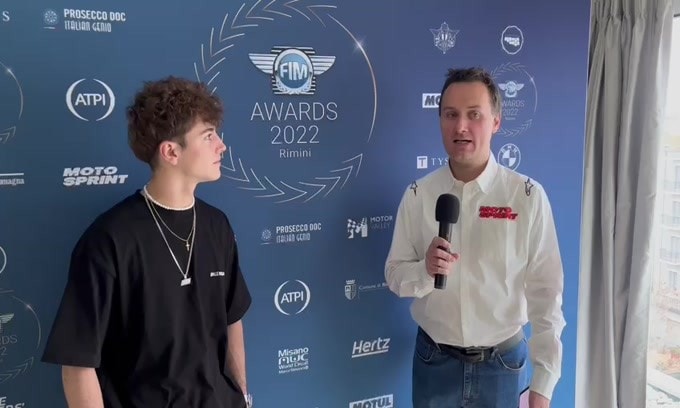 FIM Awards 2022: intervista ad Izan Guevara