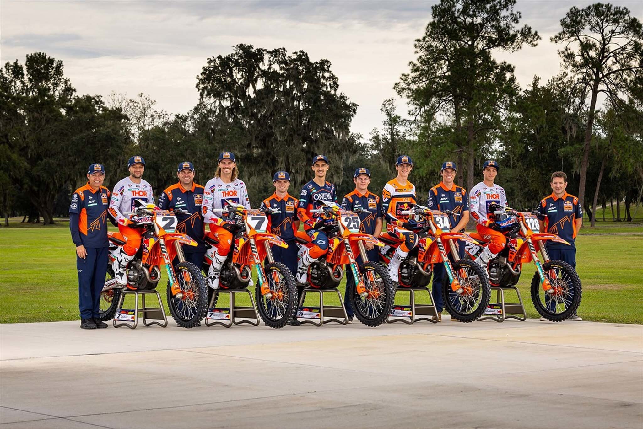 SX e MX AMA: presentato lo squadrone KTM