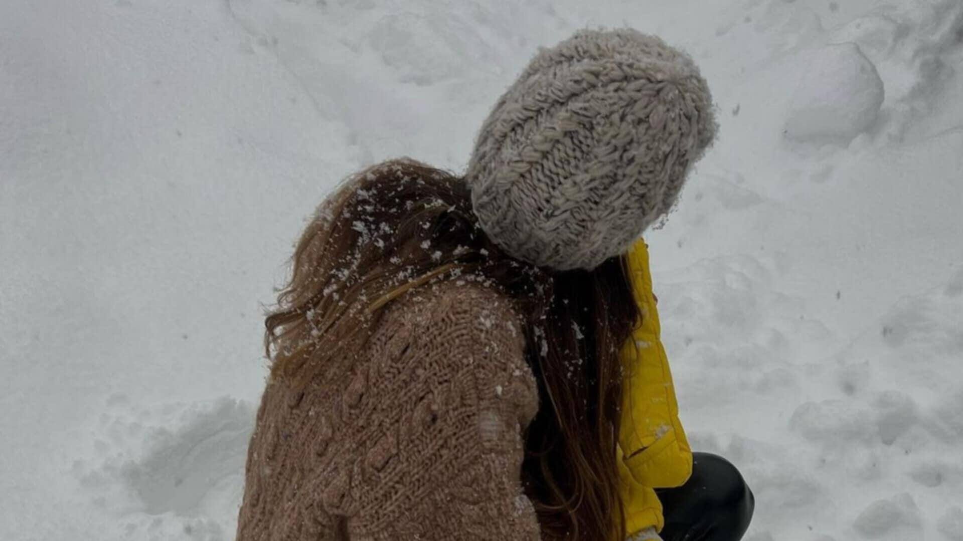 Francesca Sofia Novello: che tenerezza le foto con Giulietta sotto la neve