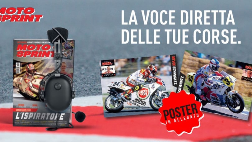 Motosprint 50 in edicola con Kevin Schwantz e il poster doppio