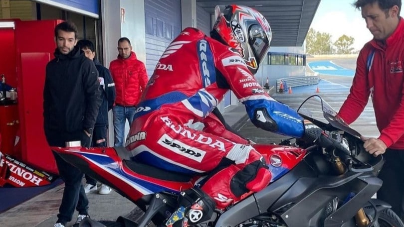 SBK, i piloti HRC commentano i test di Jerez: “Il meteo non ci ha aiutato”