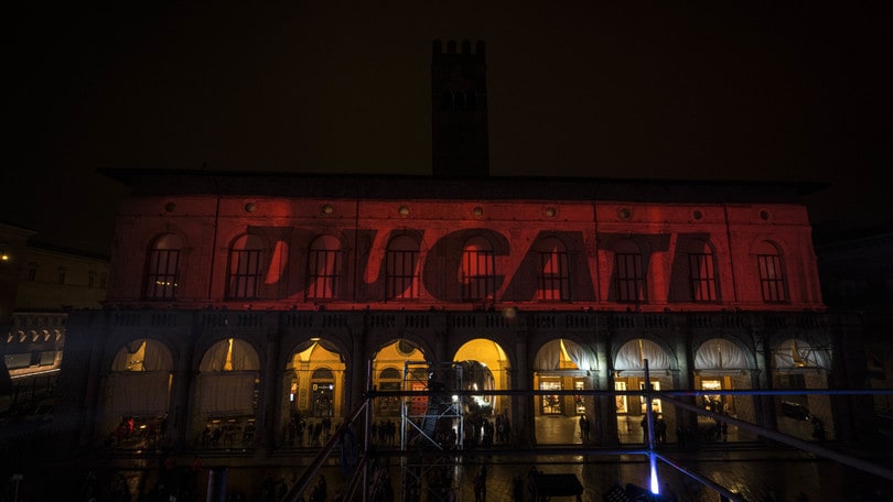 Ducati, le foto della festa "Campioni in piazza" andata in scena a Bologna