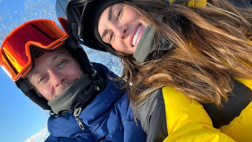 Valentino Rossi in vacanza a Madonna di Campiglio