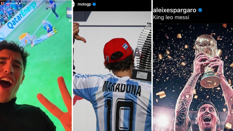 Mondiali 2022: le reazioni della MotoGP alla vittoria dell'Argentina di Messi