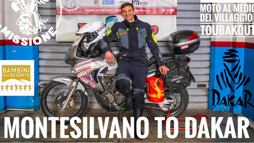 Da Montesilvano al Senegal con una Honda Transalp 65 per beneficenza