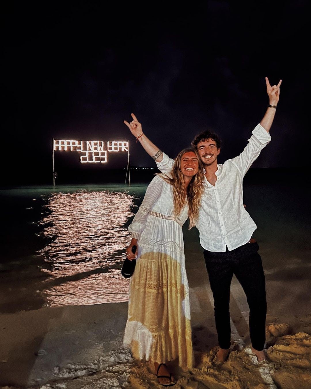 MotoGP: Bagnaia e Domizia, Capodanno 2023 da favola con Federica Pellegrini