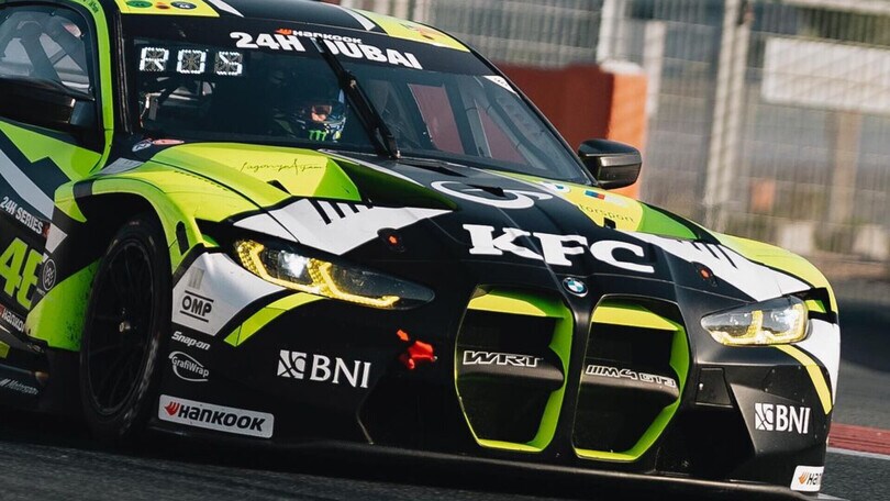 24 Ore Dubai, Valentino Rossi ci crede: obiettivo Top 10