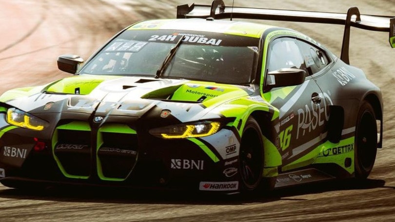 24 Ore Dubai: Valentino Rossi inizia il 2023 con uno splendido 3° posto