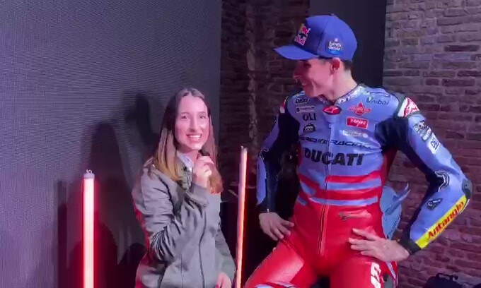 MotoGP, Alex Marquez alla presentazione Gresini