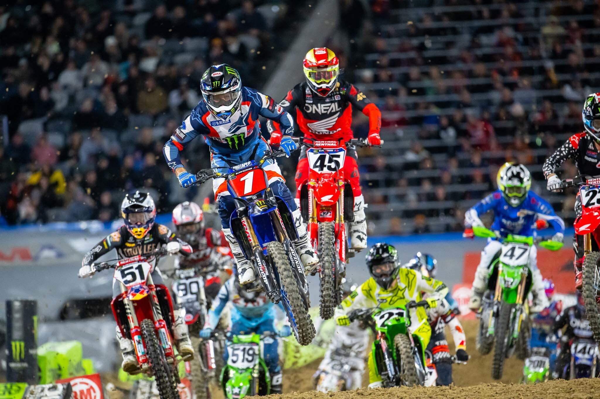 Supercross: nella notte di San Diego brilla ancora Tomac