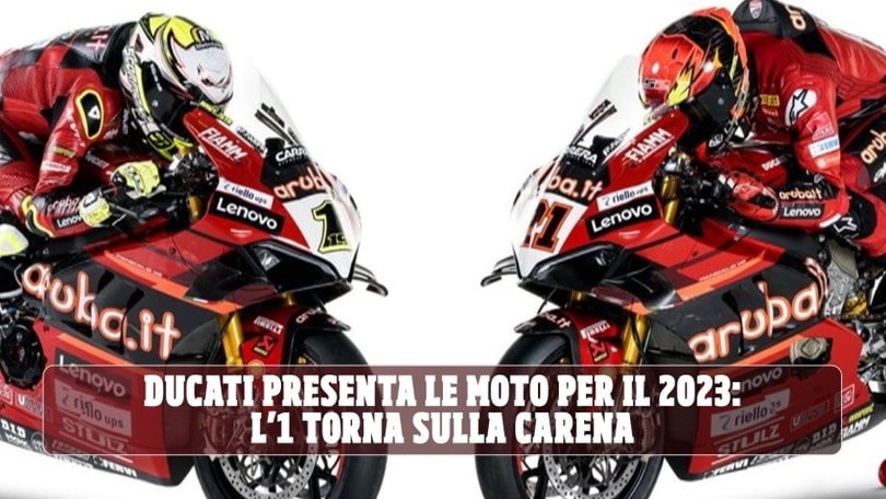 Ducati presenta le moto per il 2023: l'1 torna sulla carena