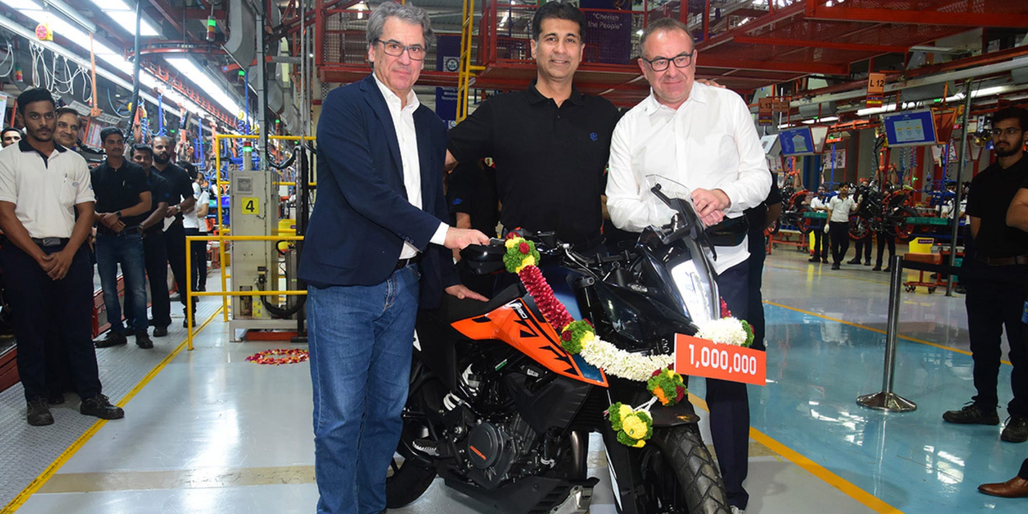 KTM, record di 1 milione di moto prodotte in India