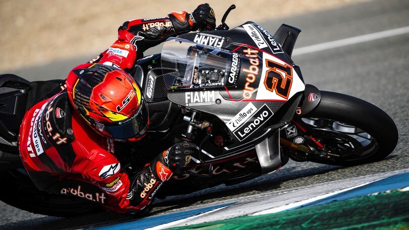 SBK Test Jerez, Rinaldi: “Sul passo gara sono vicino a Rea e Toprak”