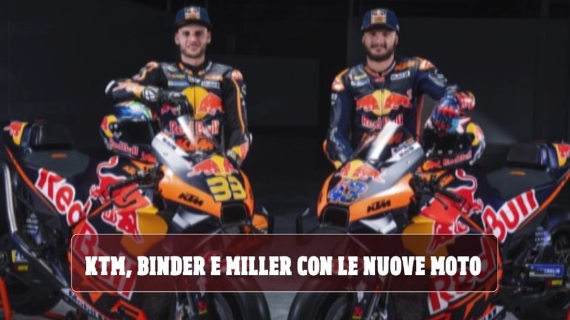 MotoGP: KTM svela le RC16 per il Mondiale 2023